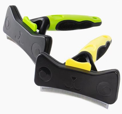 Arched, Self-cleaning, Deshedding Pet Brush